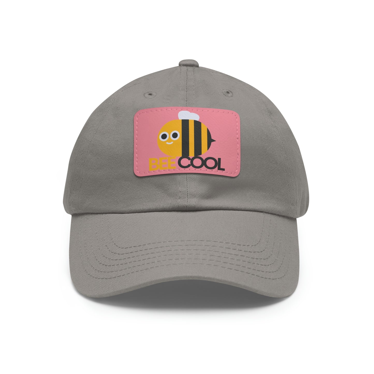 Bee Cool Dad Hat with Leather Patch