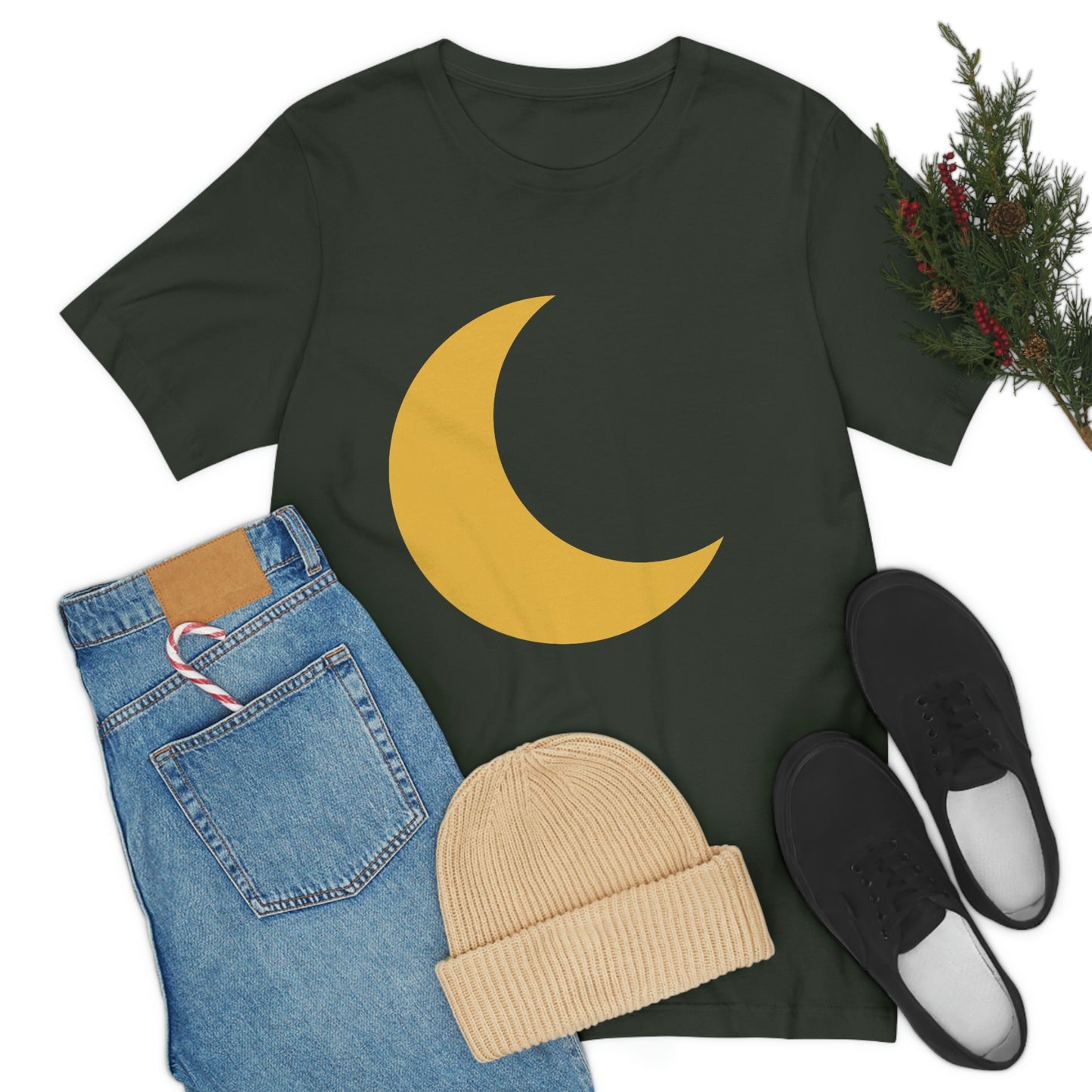 Half Moon Unisex Jersey Short Sleeve Tee