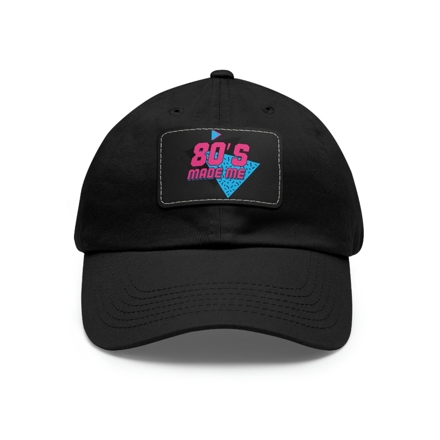 80s Made Me Dad Hat with Leather Patch