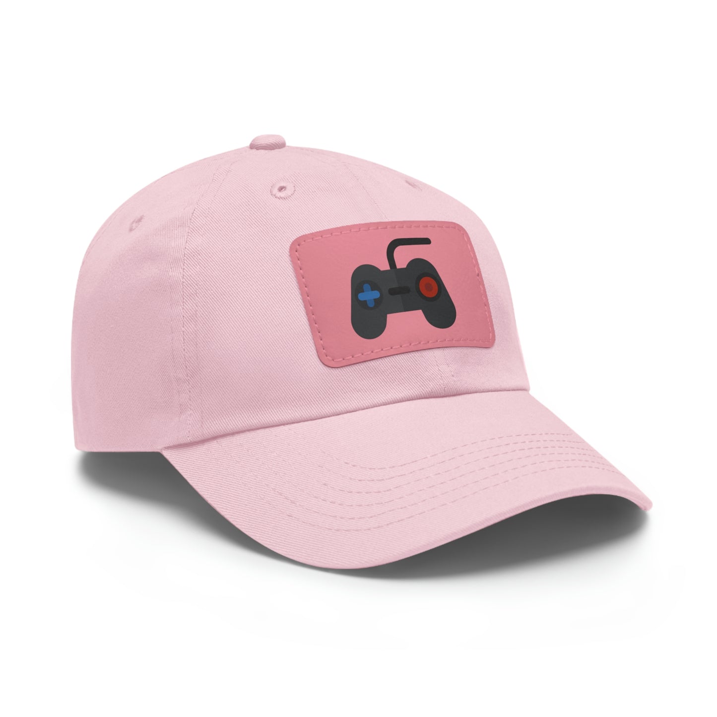 Retro Game Controller Dad Hat with Leather Patch