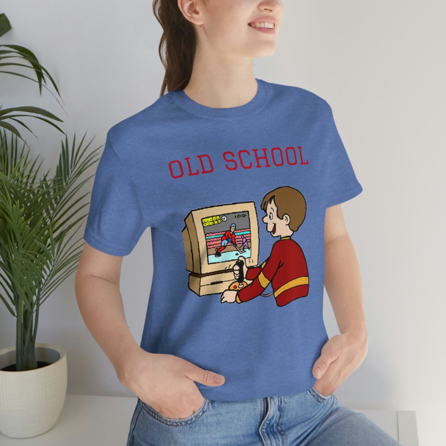 Old School Gamer Unisex Jersey Short Sleeve Tee