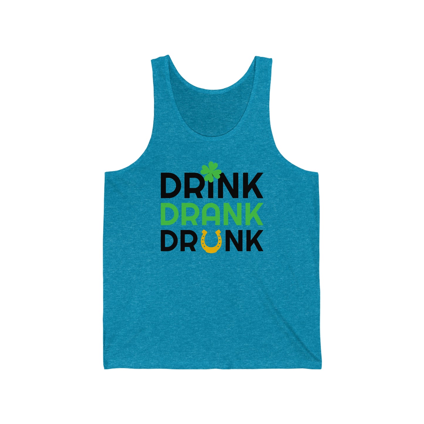 Drink Drank Drunk St Patrick's Day Unisex Tank Top