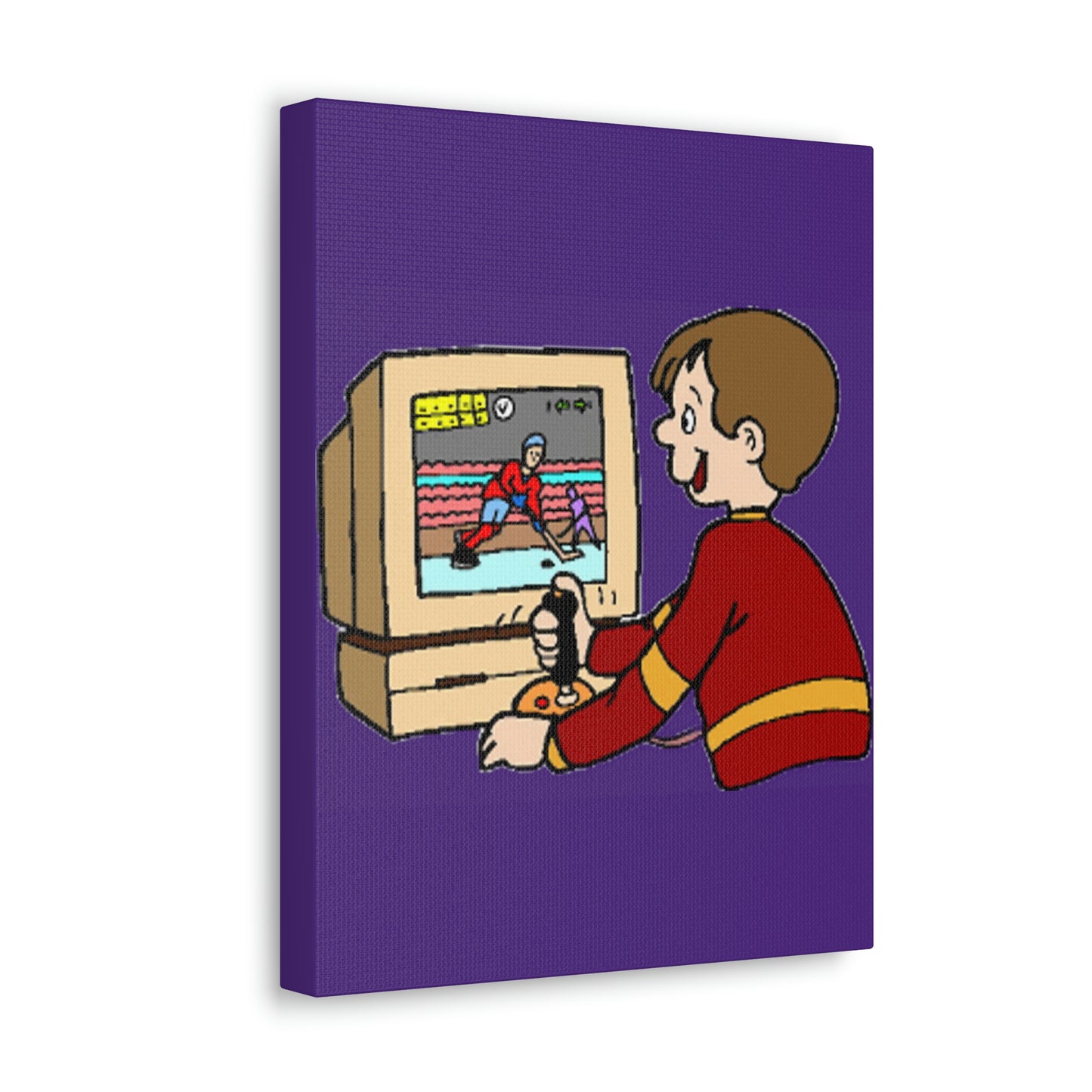 Old School Gamer Canvas Gallery Wraps