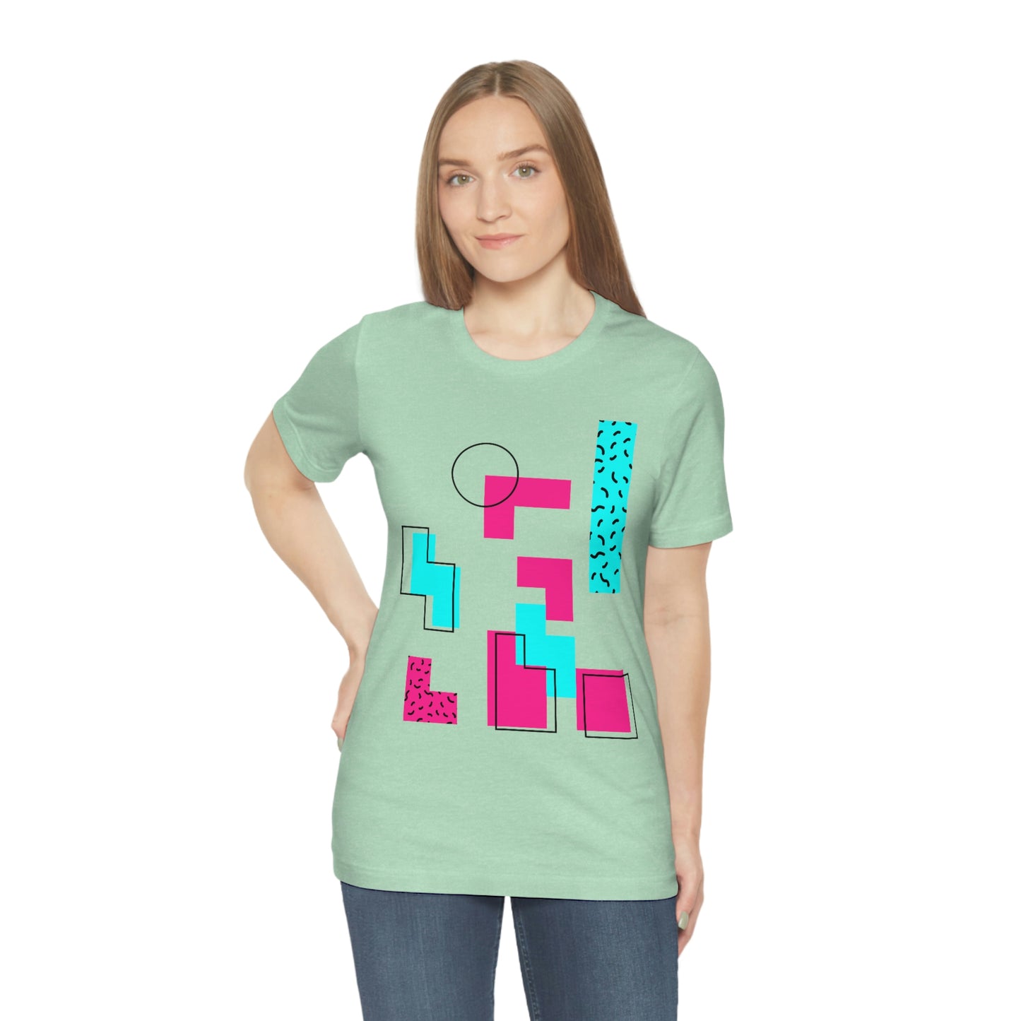 Tetris Retro Style Unisex Jersey Short Sleeve Tee