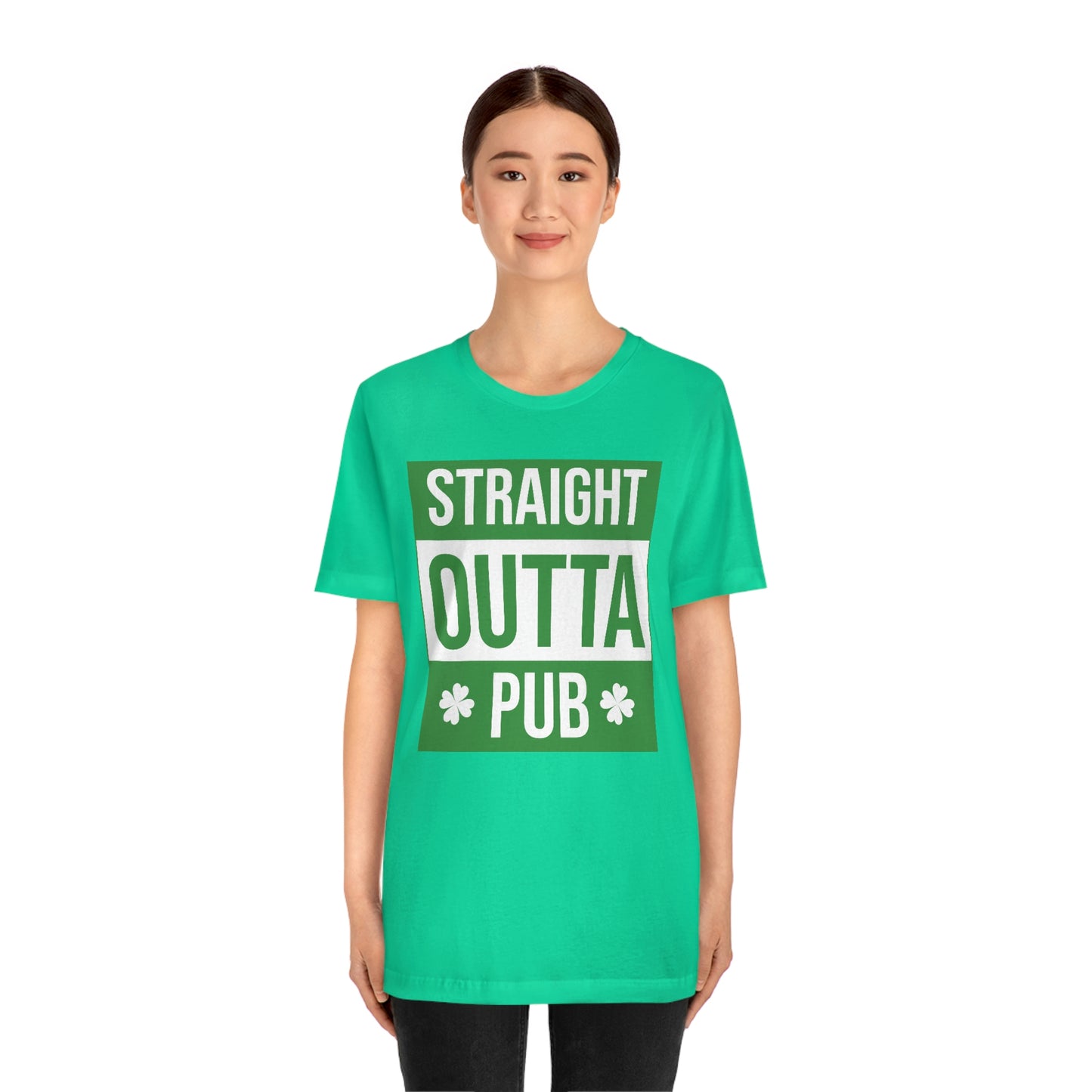 Straight Outta Pub Unisex Jersey Short Sleeve Tee