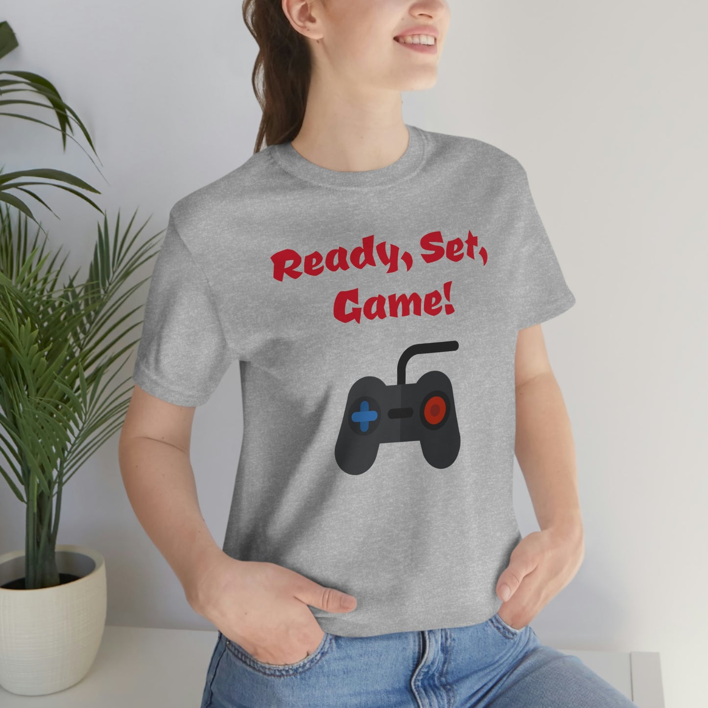 Ready, Set, Game! Unisex Jersey Short Sleeve Tee