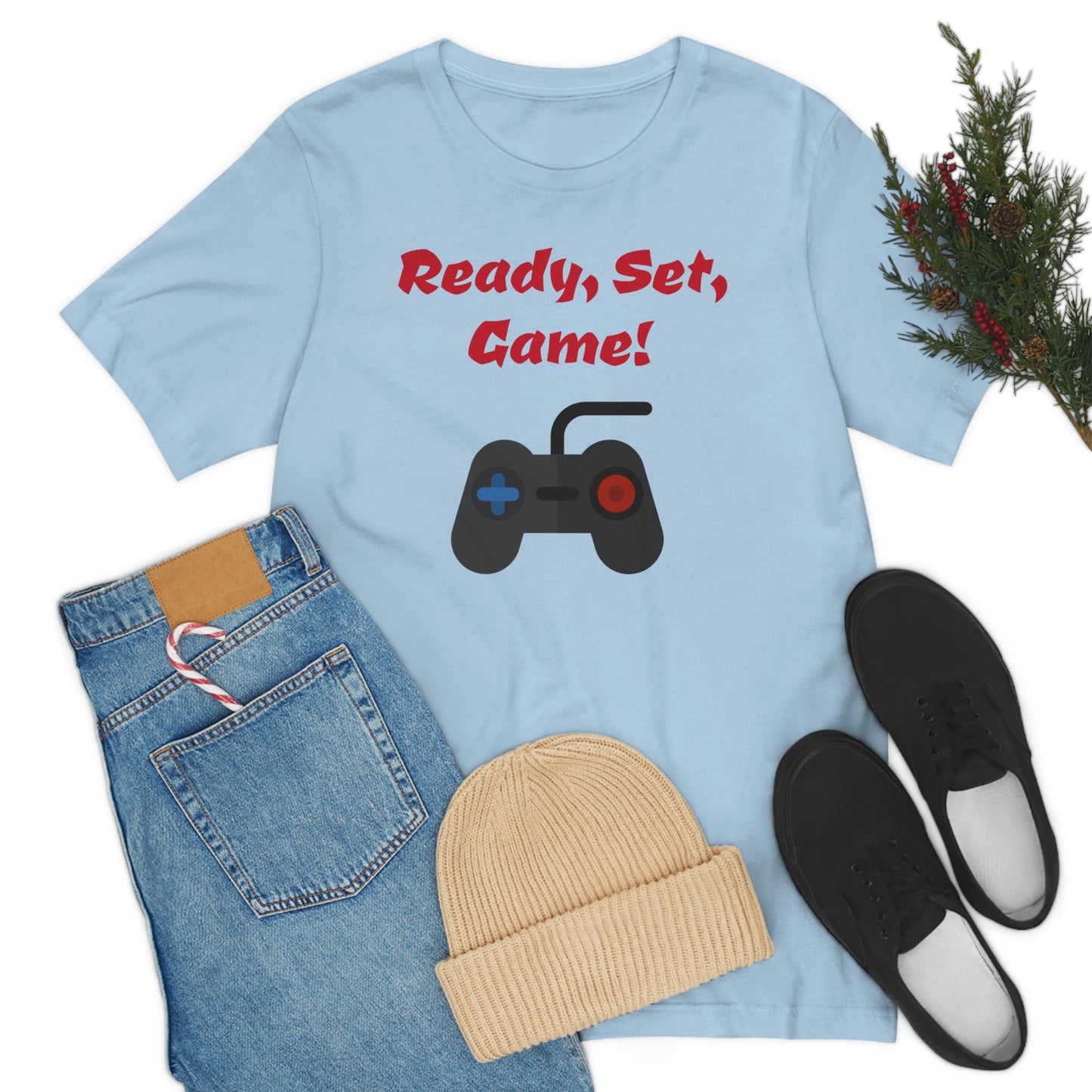 Ready, Set, Game! Unisex Jersey Short Sleeve Tee