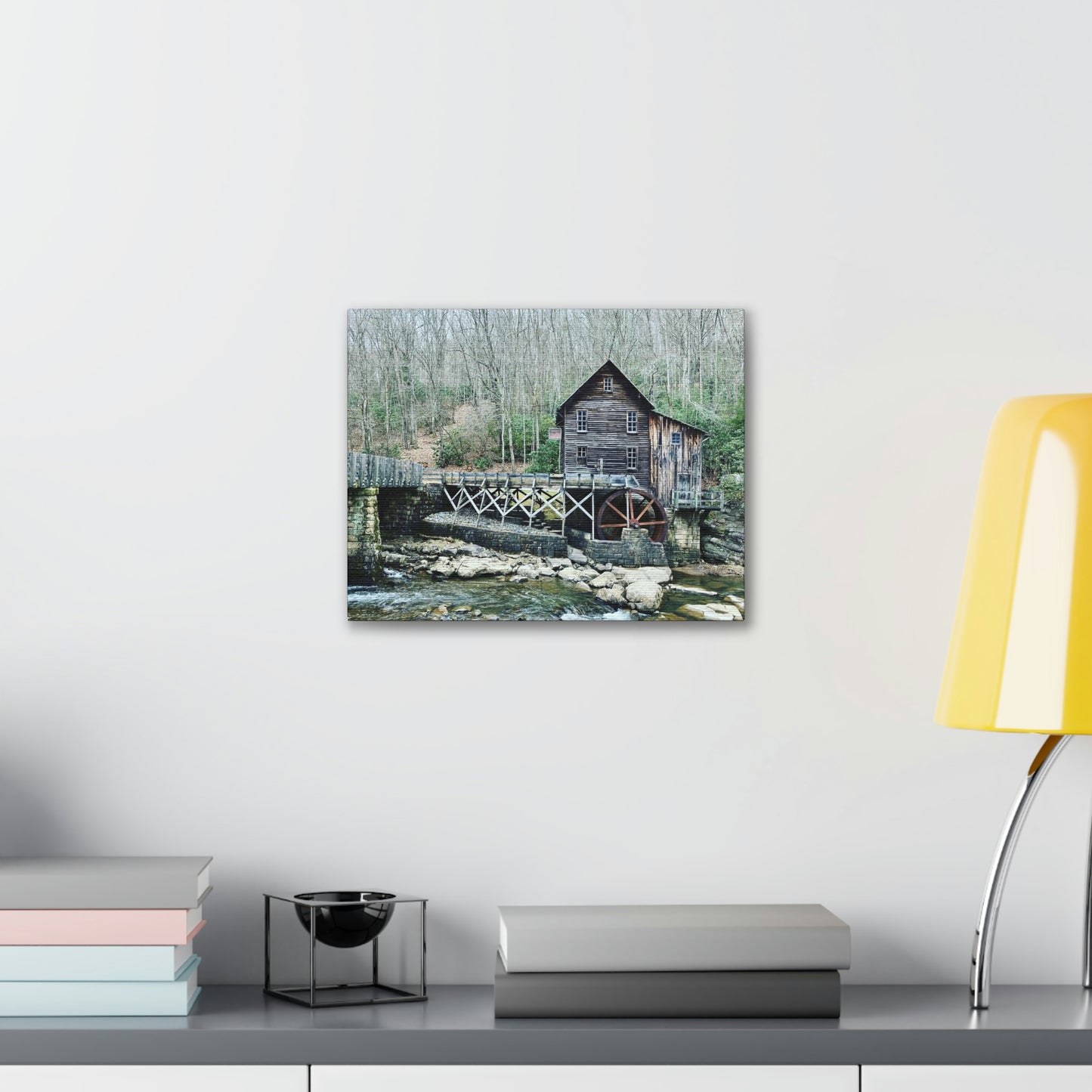 Grist Mill Scenic Canvas Gallery Wraps