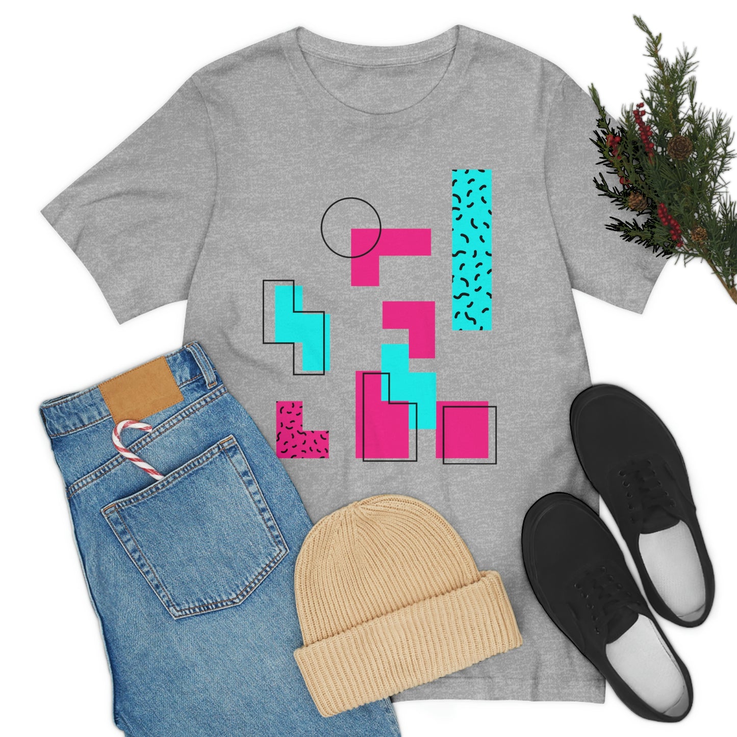 Tetris Retro Style Unisex Jersey Short Sleeve Tee