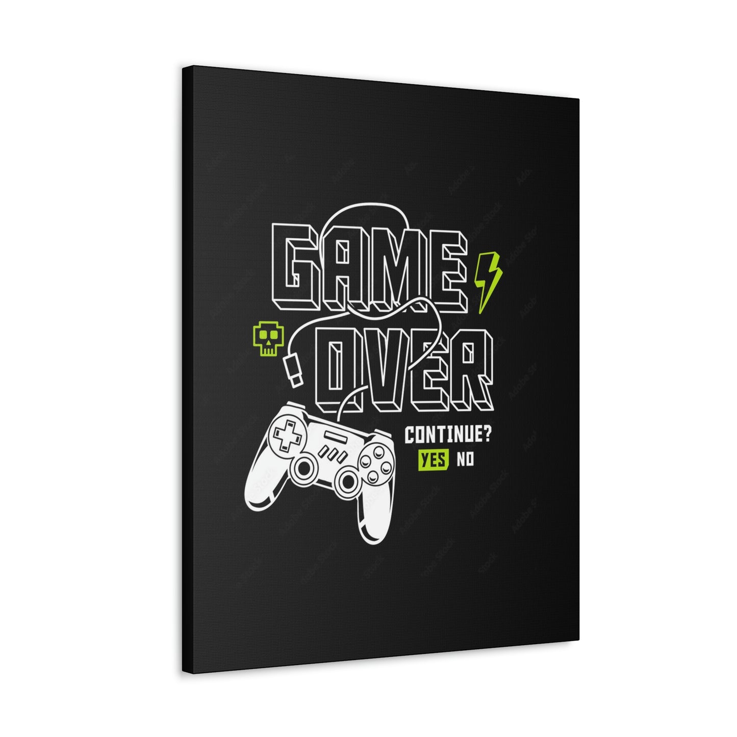 Game Over Canvas Gallery Wraps