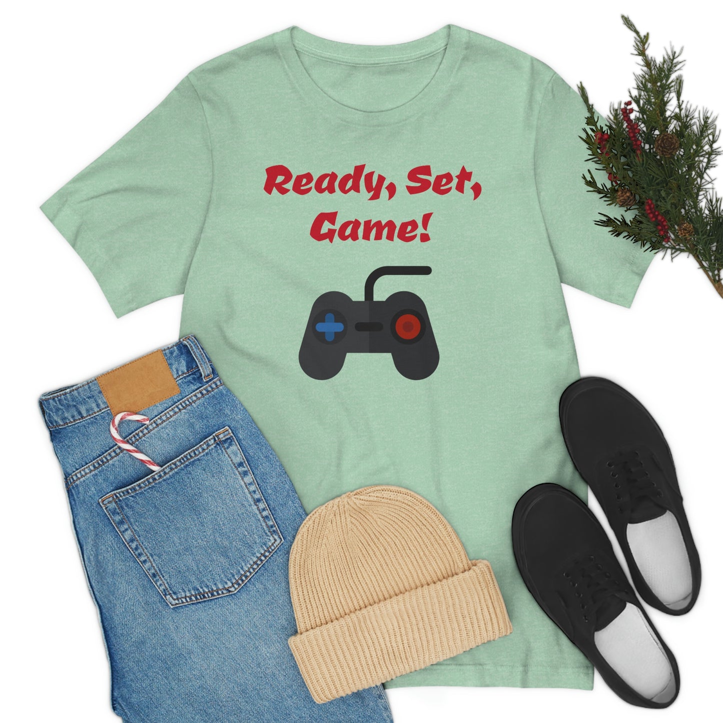 Ready, Set, Game! Unisex Jersey Short Sleeve Tee