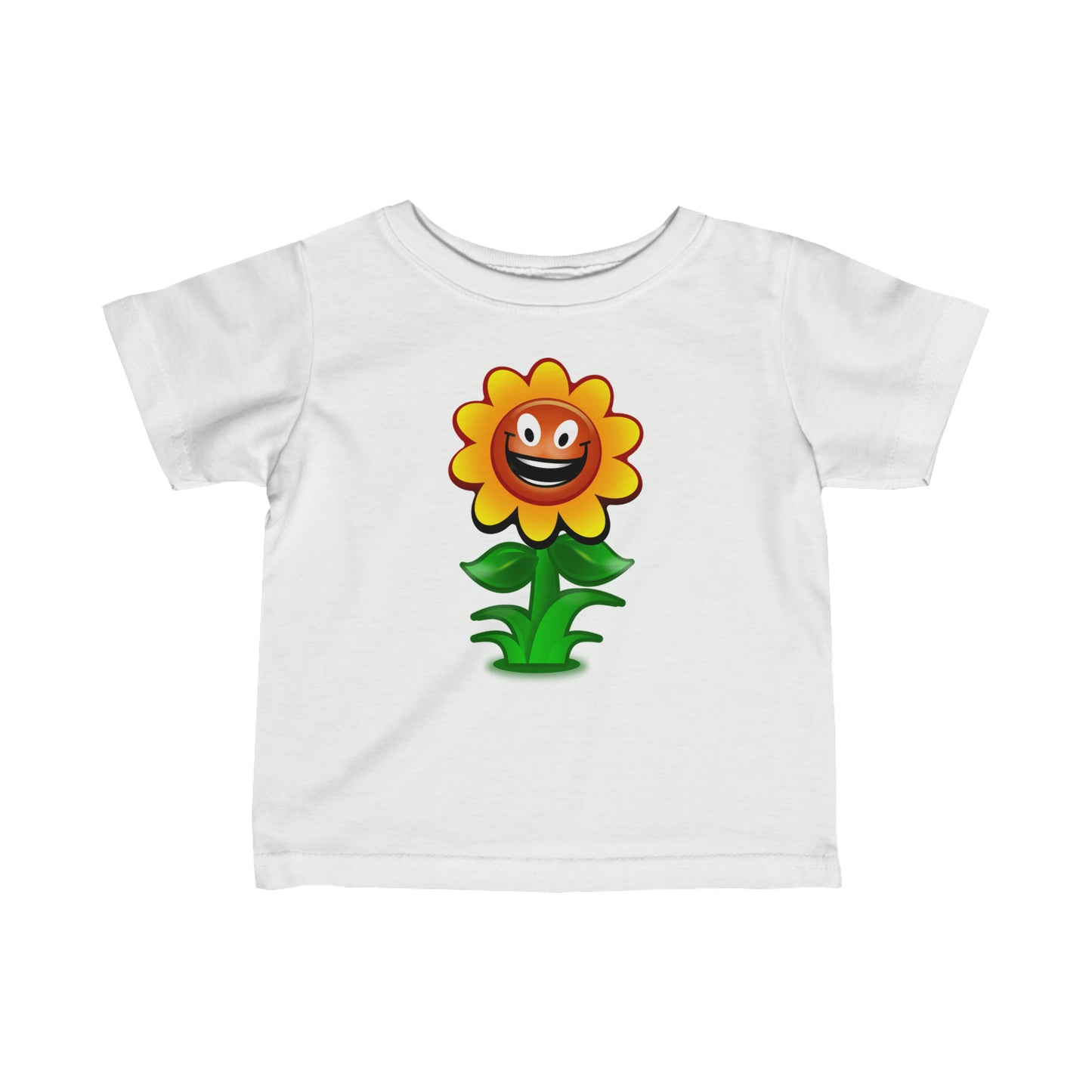 Flower Video Game Style  Infant Fine Jersey Tee