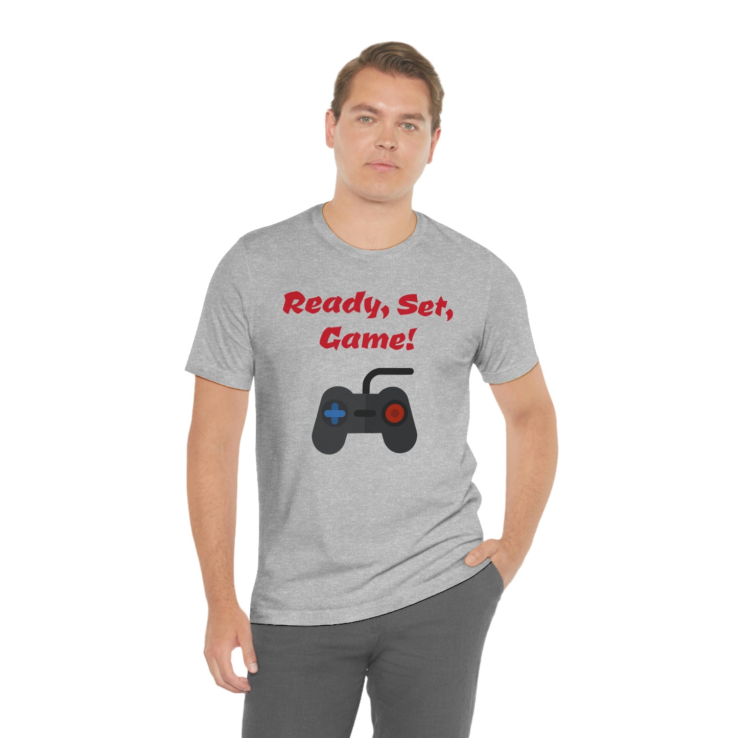 Ready, Set, Game! Unisex Jersey Short Sleeve Tee