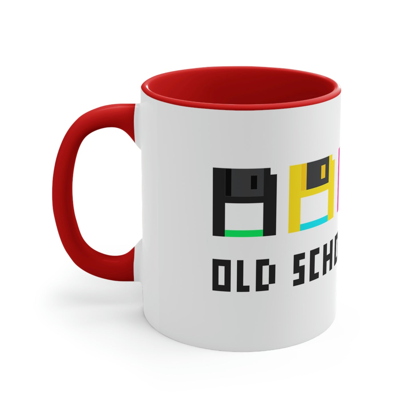 Old School is Cool Accent Coffee Mug, 11oz