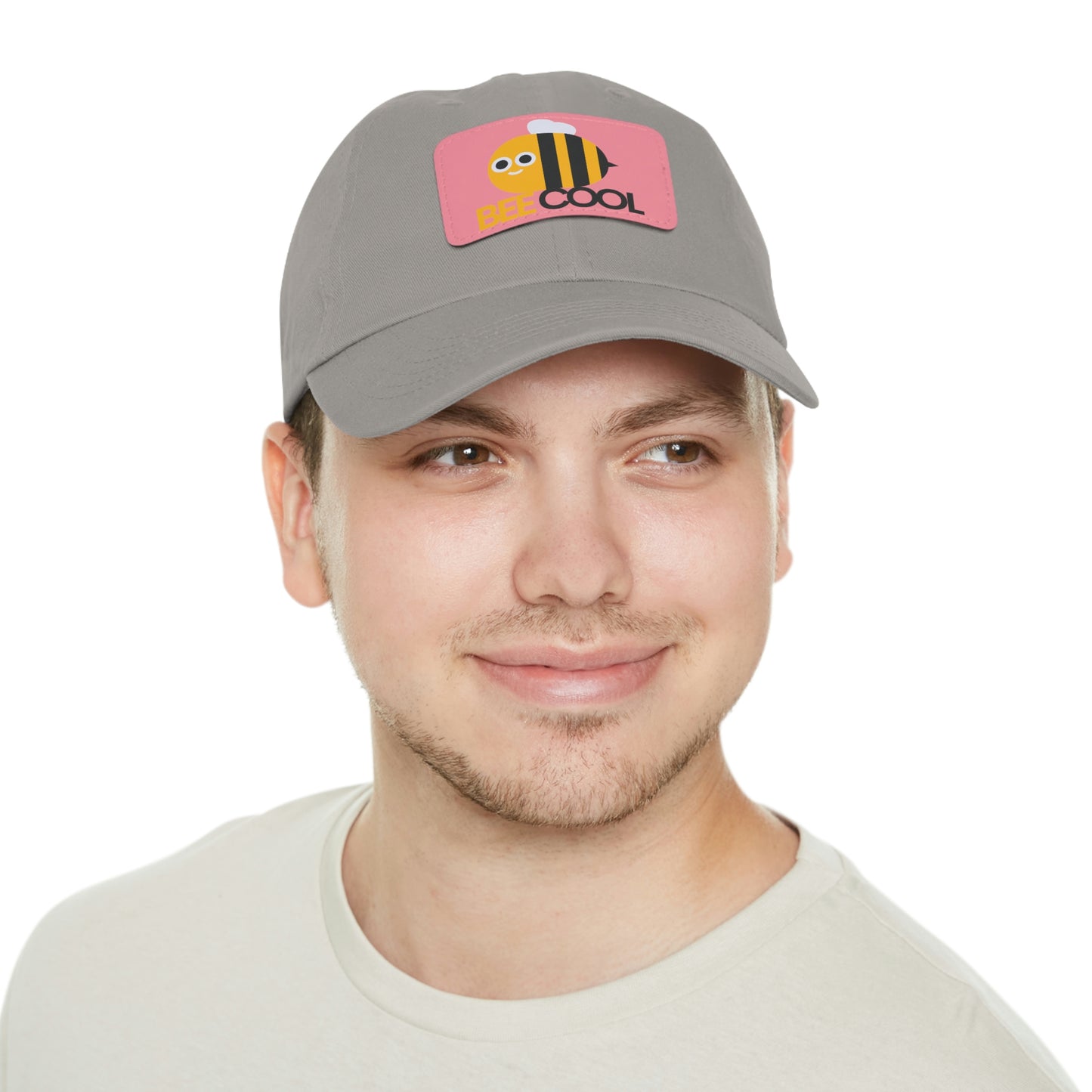 Bee Cool Dad Hat with Leather Patch