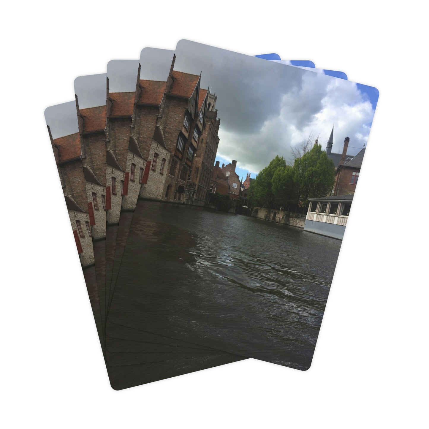 Brugge Scenic Photo Playing Cards