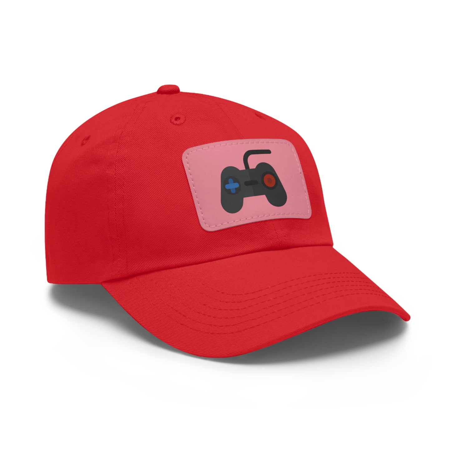 Retro Game Controller Dad Hat with Leather Patch