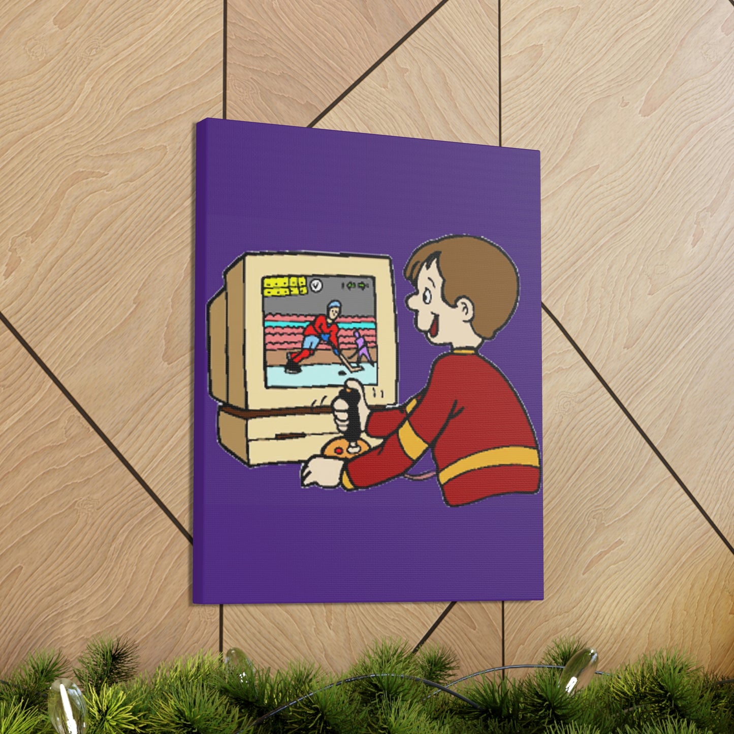 Old School Gamer Canvas Gallery Wraps