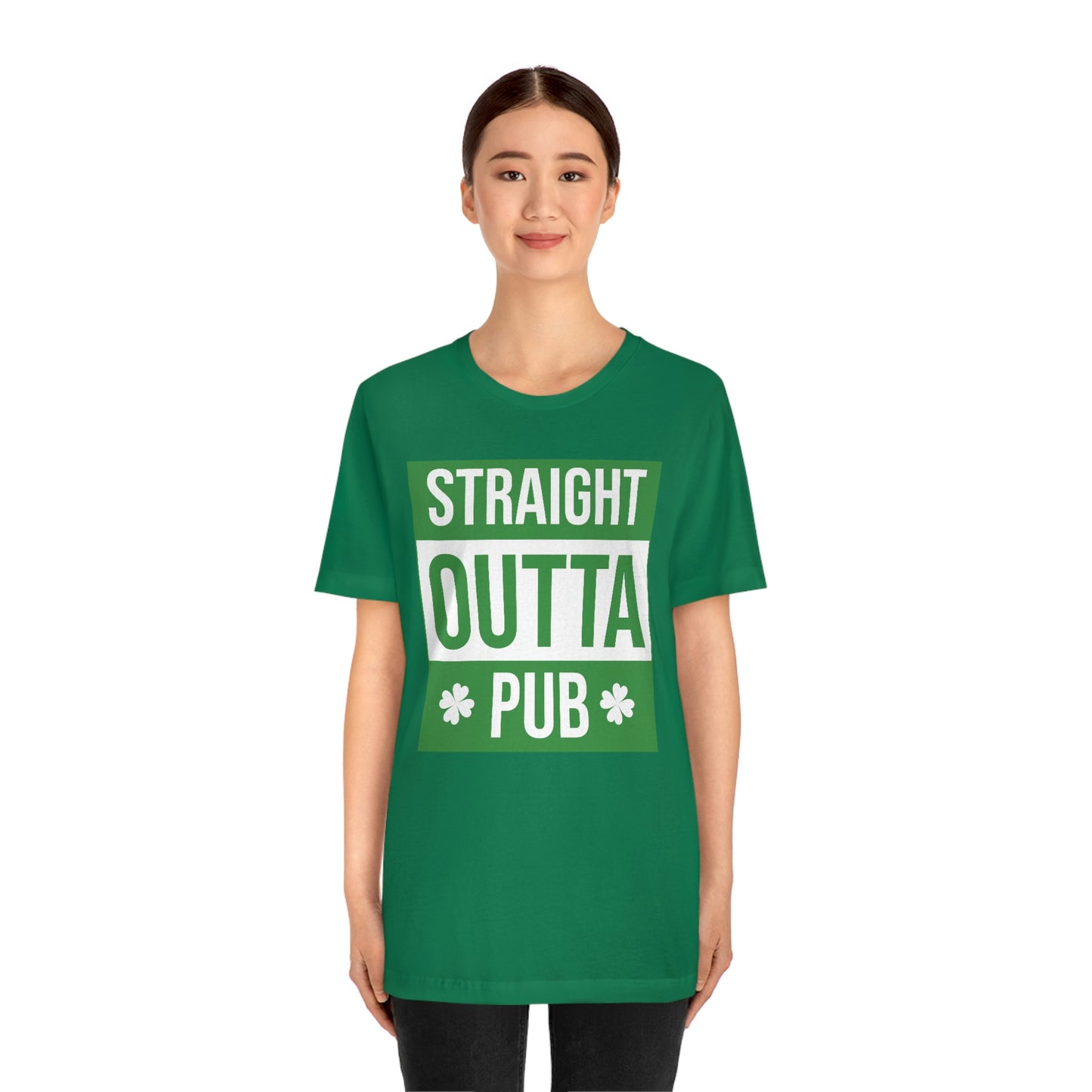 Straight Outta Pub Unisex Jersey Short Sleeve Tee