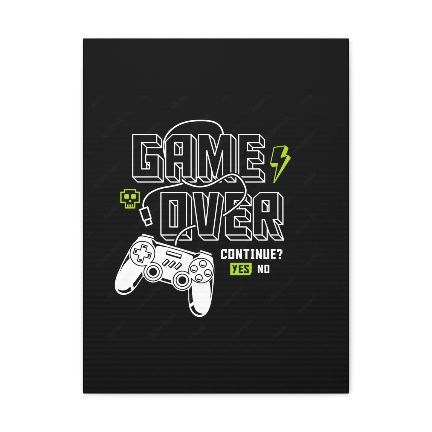 Game Over Canvas Gallery Wraps