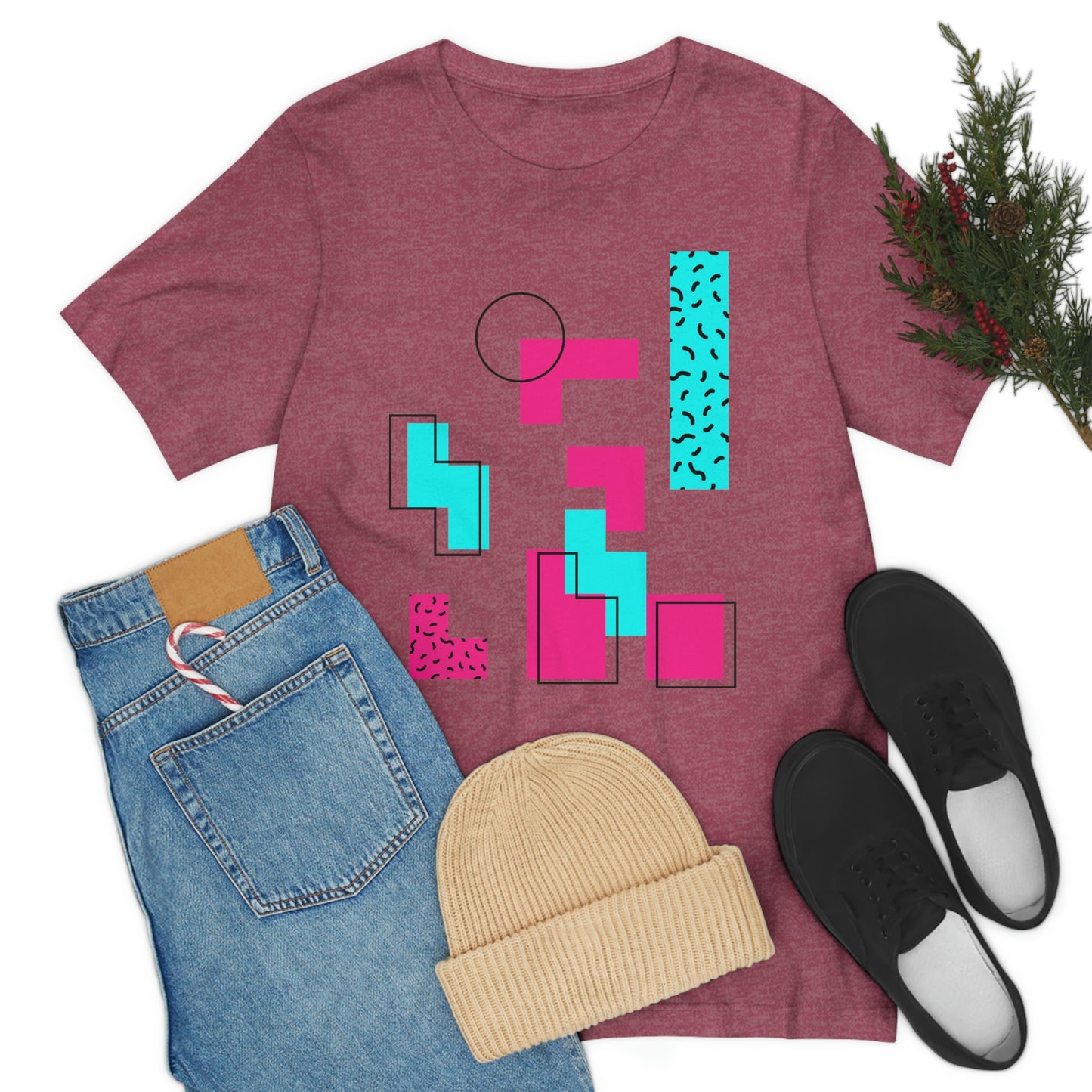 Tetris Retro Style Unisex Jersey Short Sleeve Tee