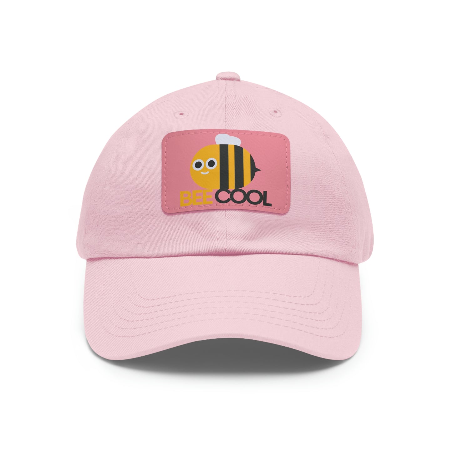 Bee Cool Dad Hat with Leather Patch