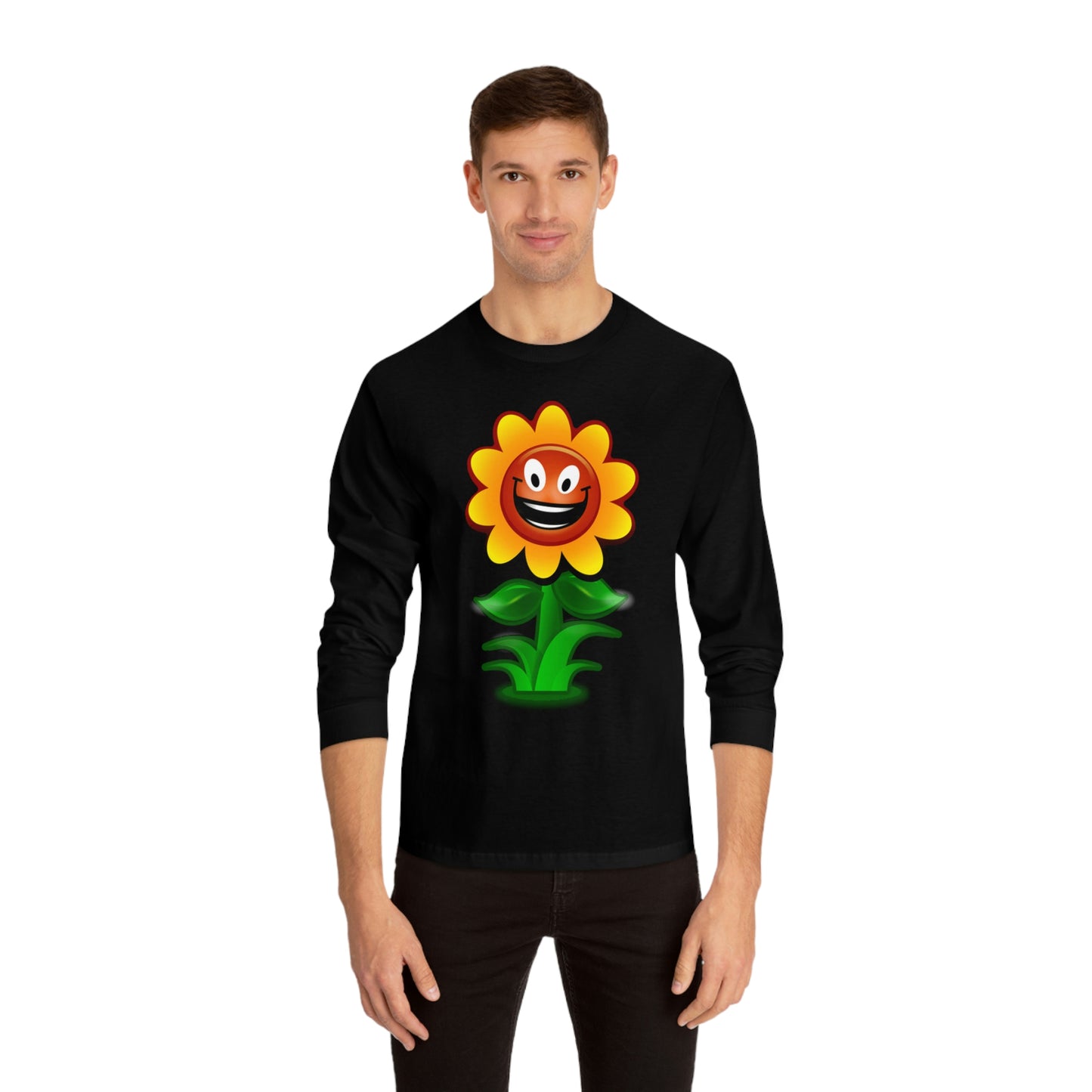 Video Game Retro Style Flower Unisex Classic Long Sleeve T-Shirt