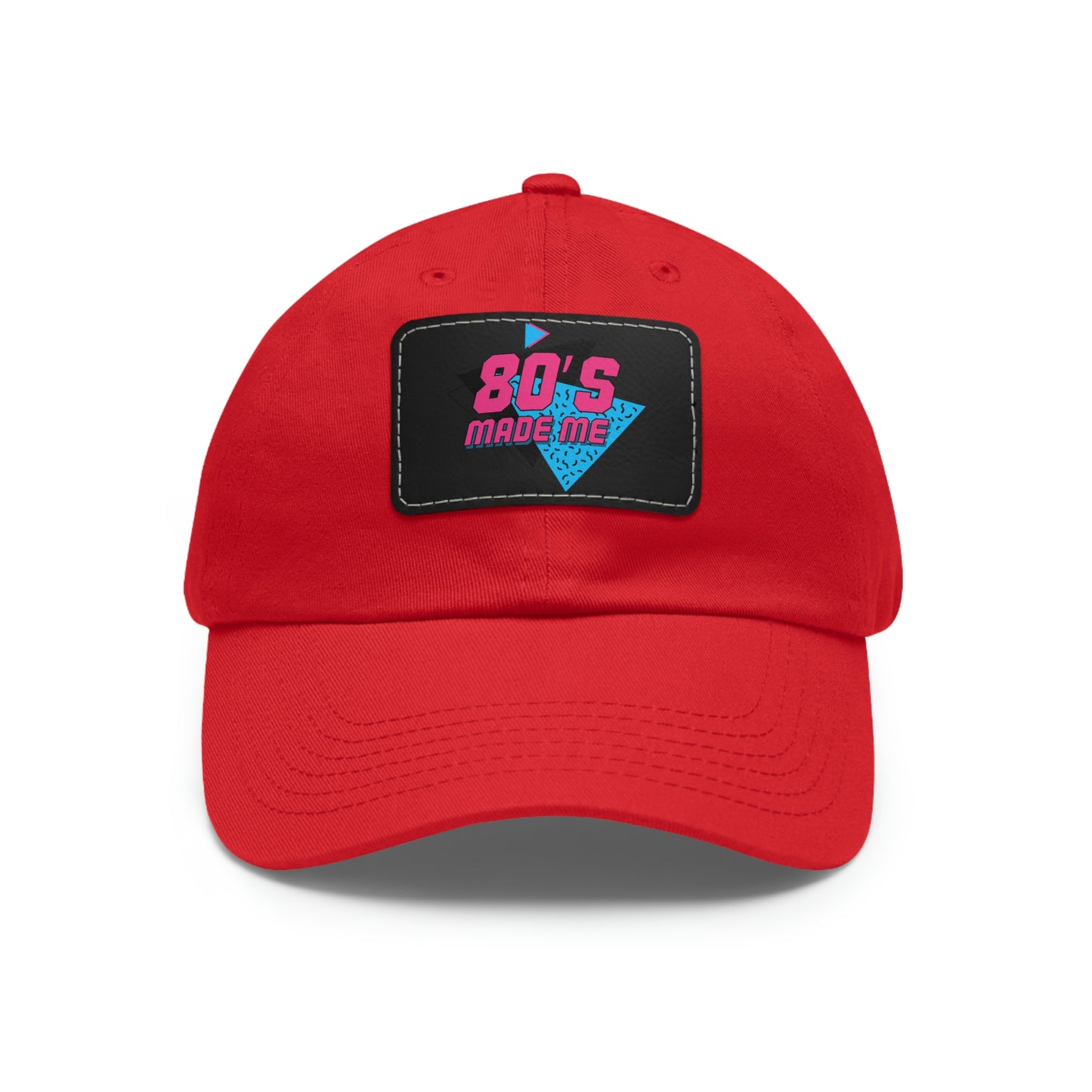 80s Made Me Dad Hat with Leather Patch