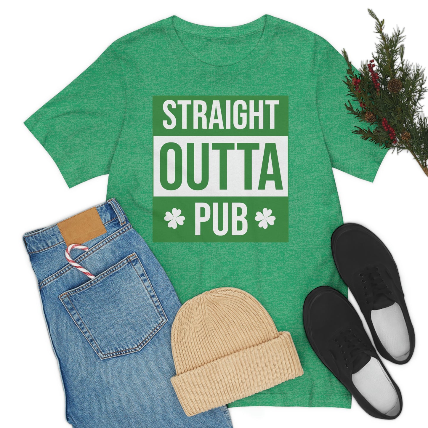 Straight Outta Pub Unisex Jersey Short Sleeve Tee