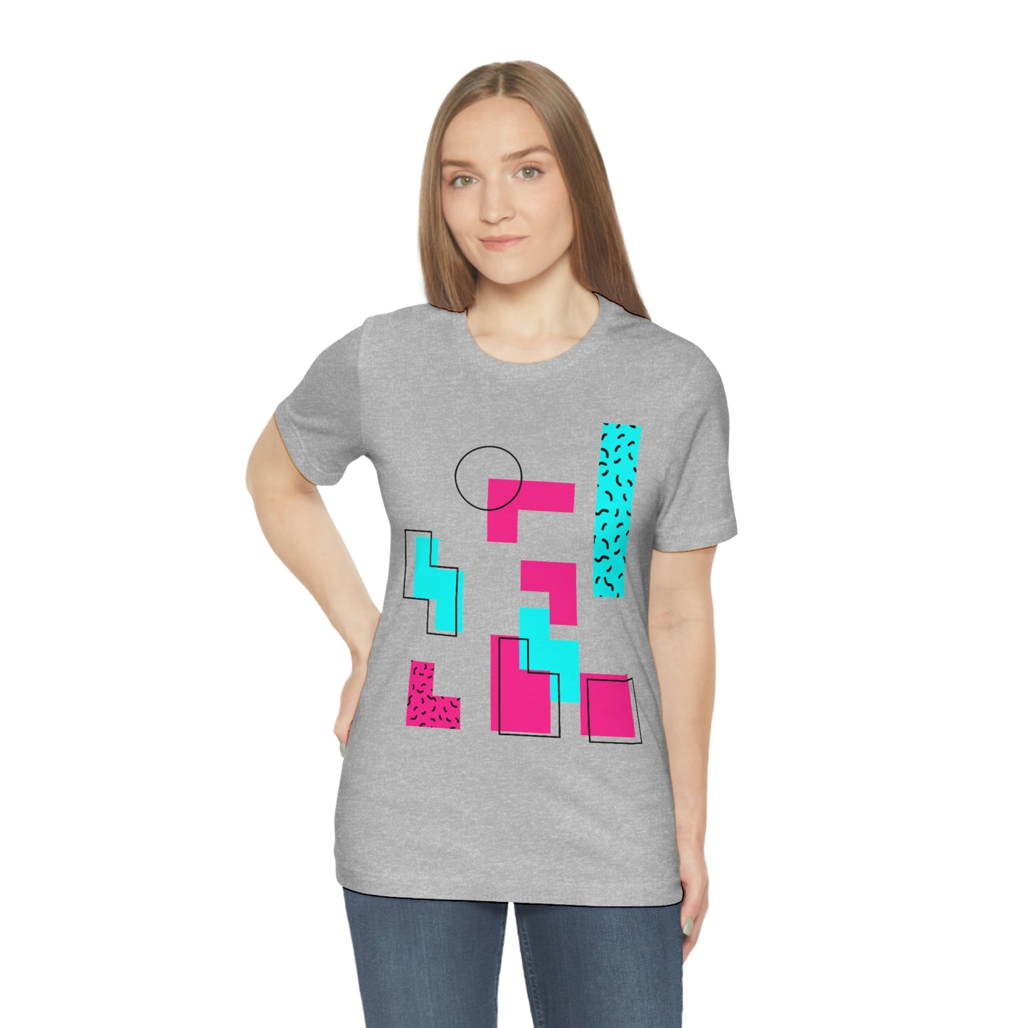 Tetris Retro Style Unisex Jersey Short Sleeve Tee