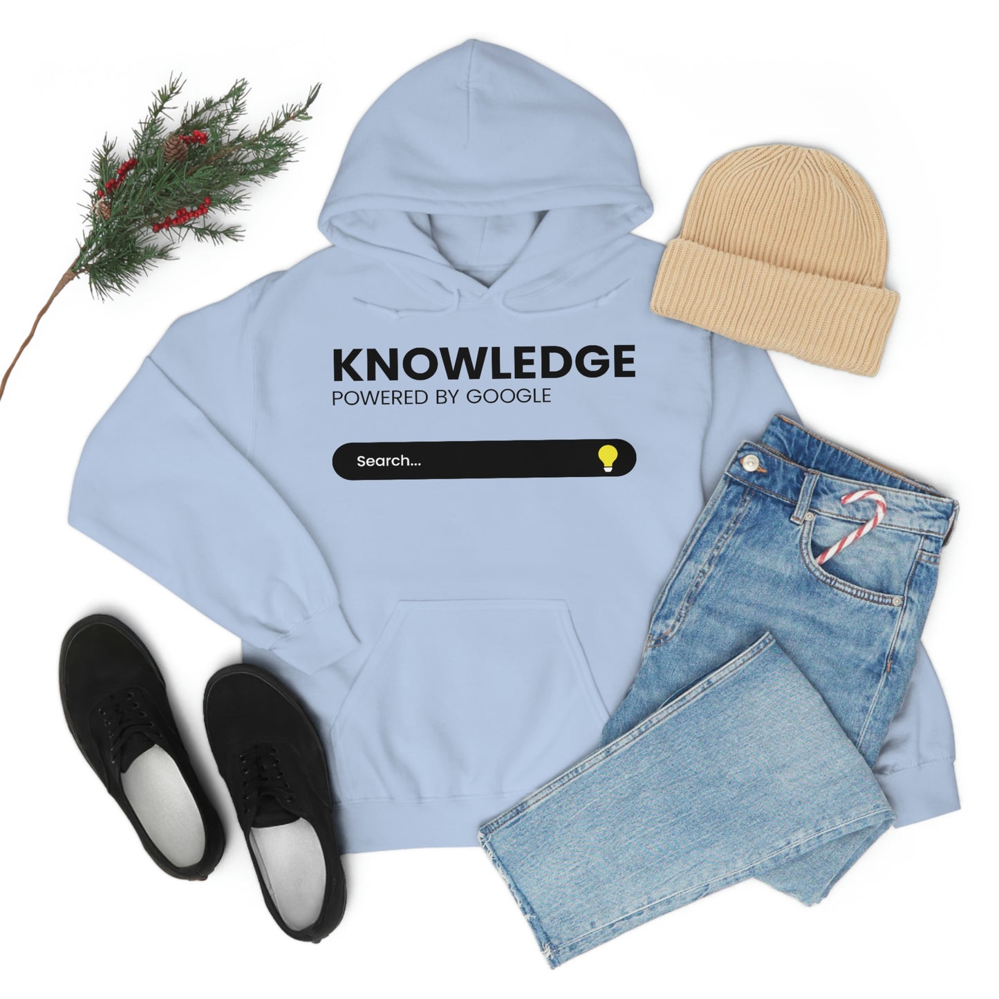 Knowledge Powered By Google Unisex Hooded Sweatshirt