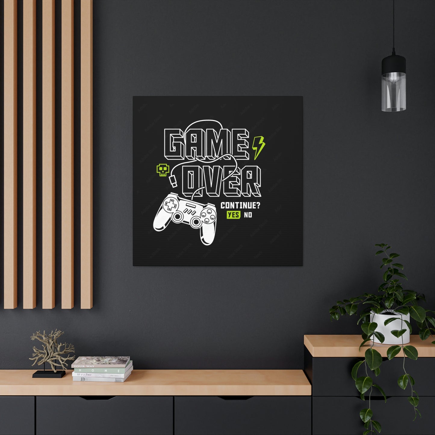 Game Over Canvas Gallery Wraps