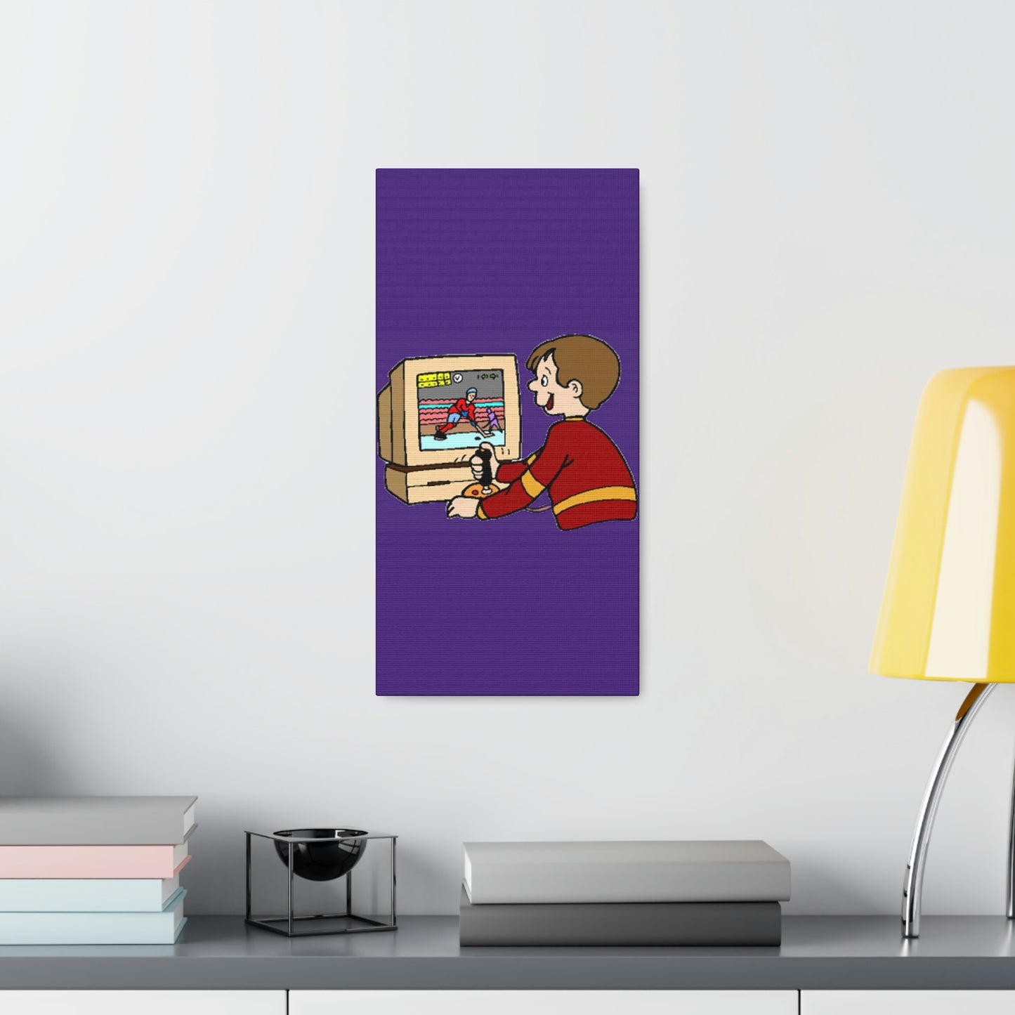 Old School Gamer Canvas Gallery Wraps