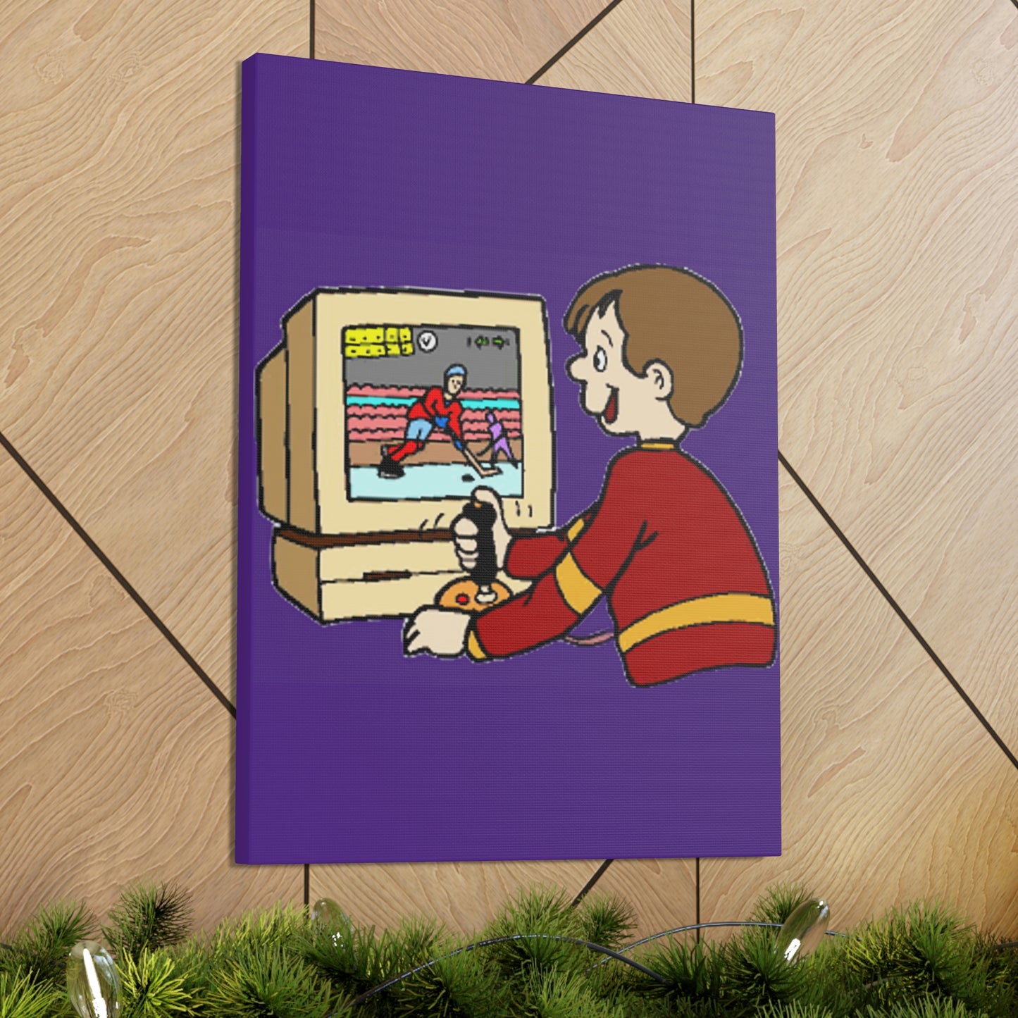 Old School Gamer Canvas Gallery Wraps