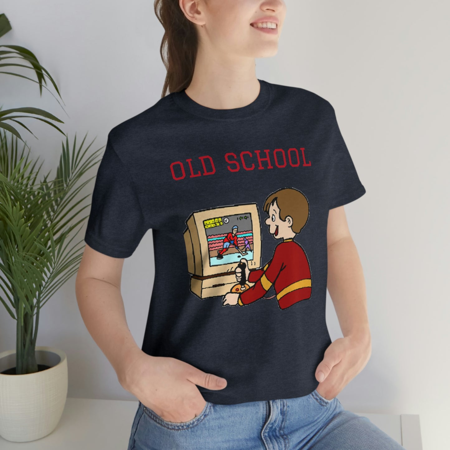 Old School Gamer Unisex Jersey Short Sleeve Tee