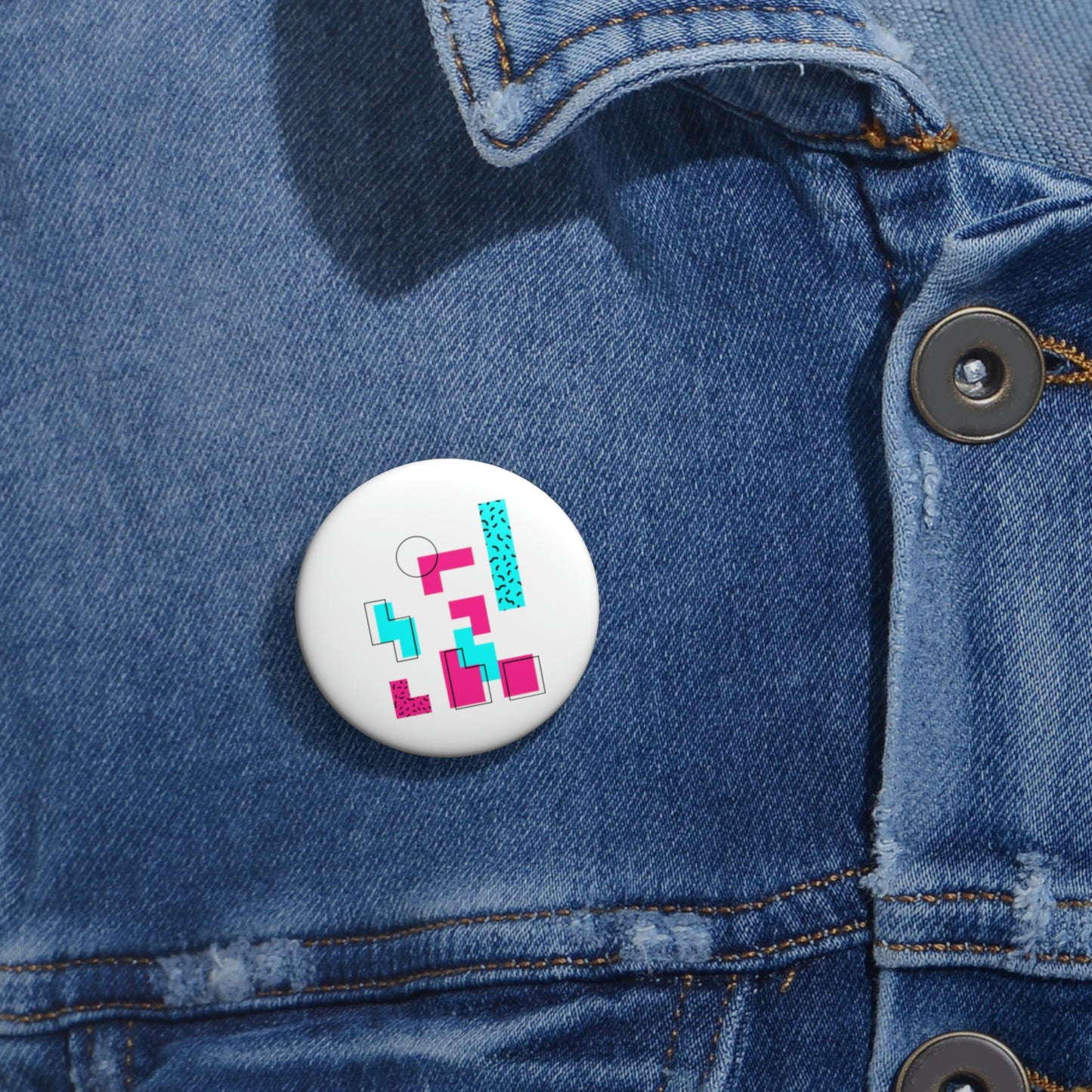 Tetris Style Custom Pin Buttons