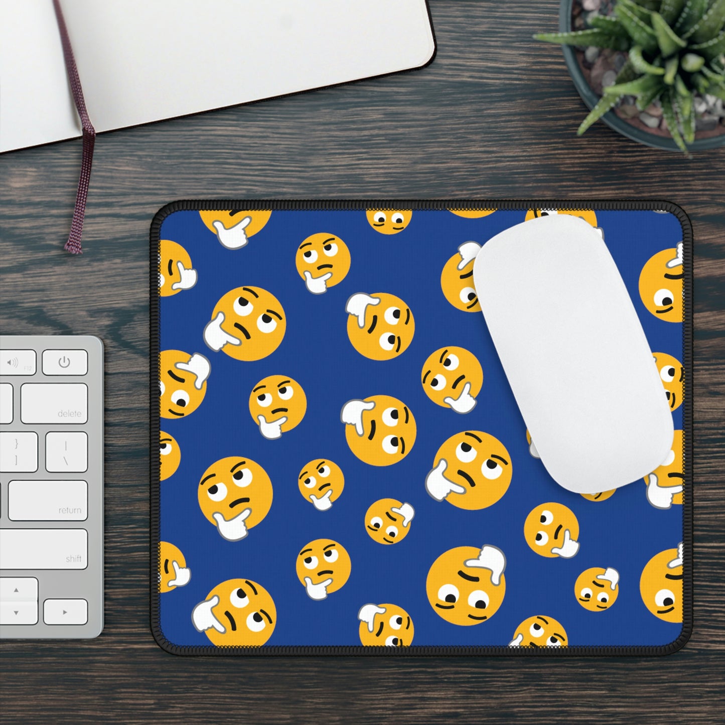 Emoji Pattern Mouse Pad