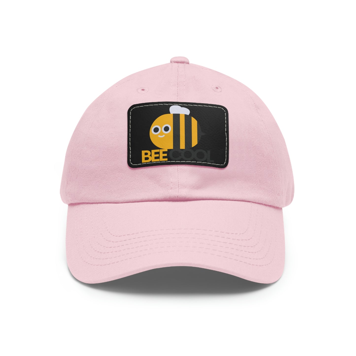 Bee Cool Dad Hat with Leather Patch