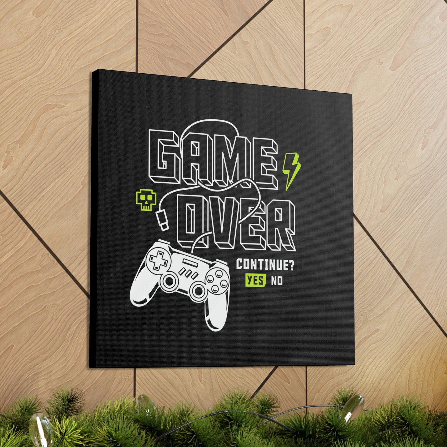 Game Over Canvas Gallery Wraps