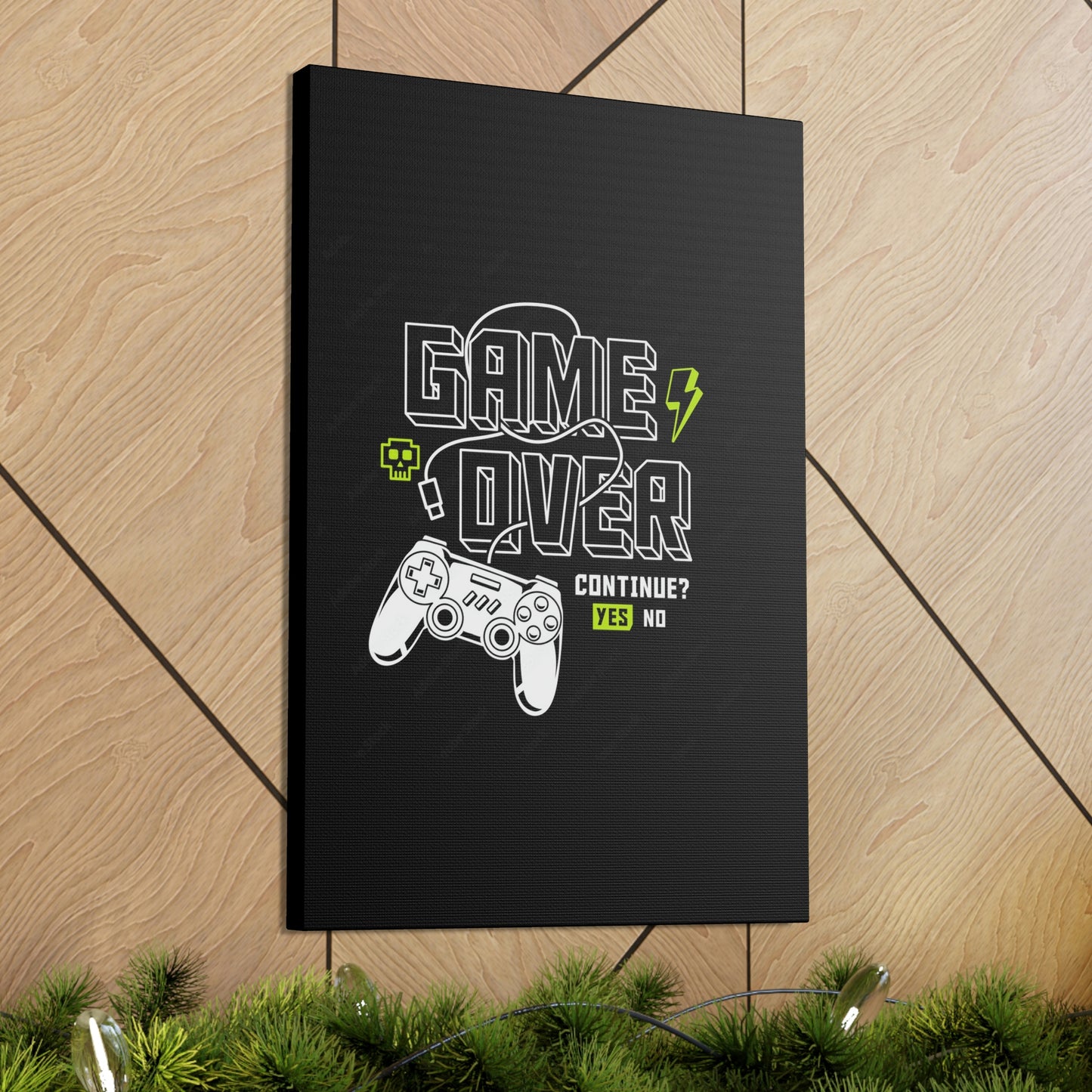 Game Over Canvas Gallery Wraps