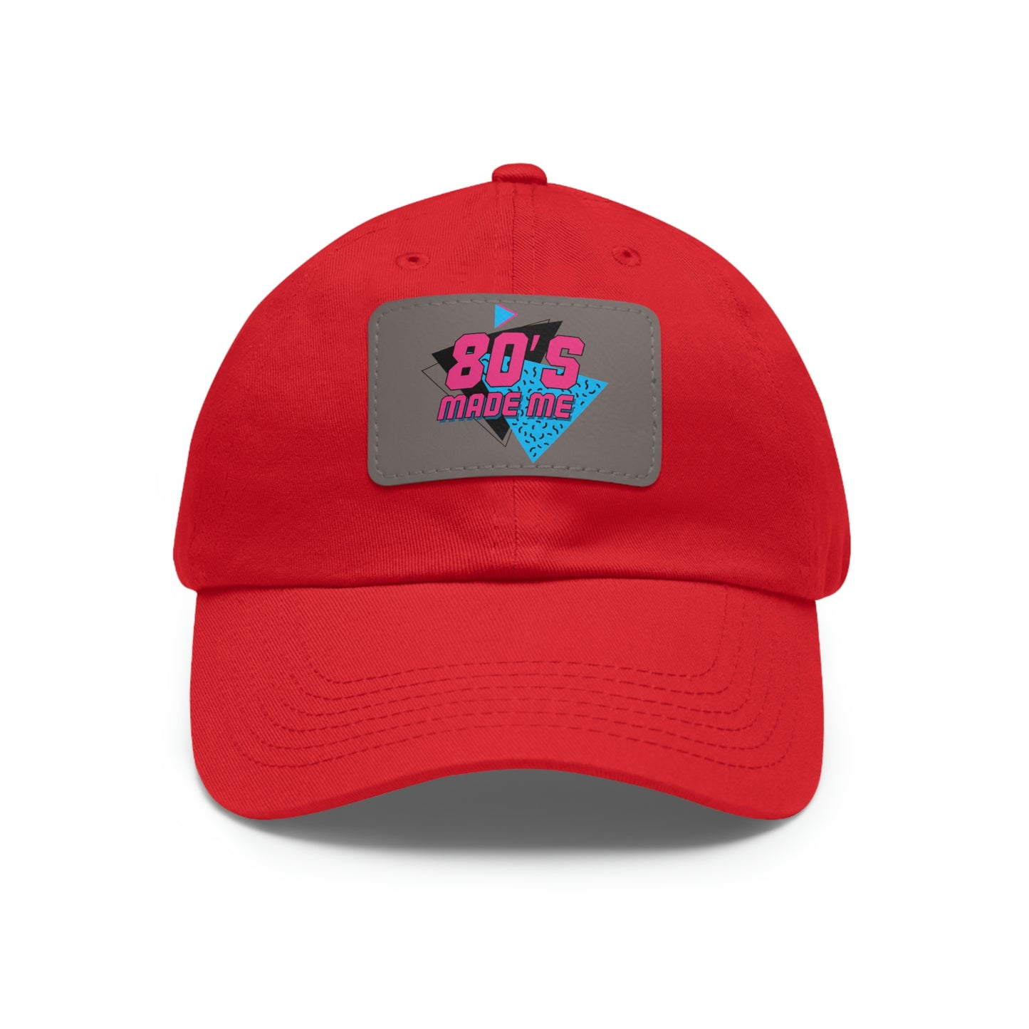 80s Made Me Dad Hat with Leather Patch