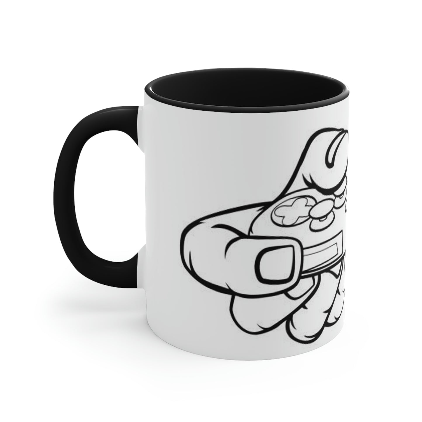 Game Controller Accent Coffee Mug, 11oz