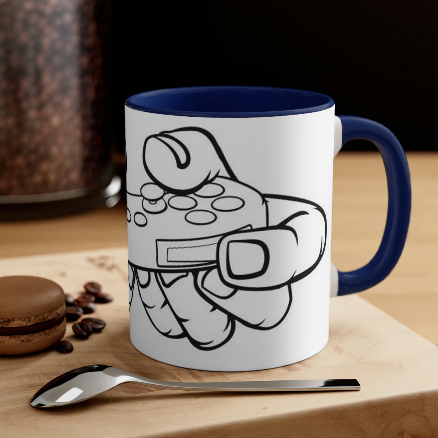 Game Controller Accent Coffee Mug, 11oz