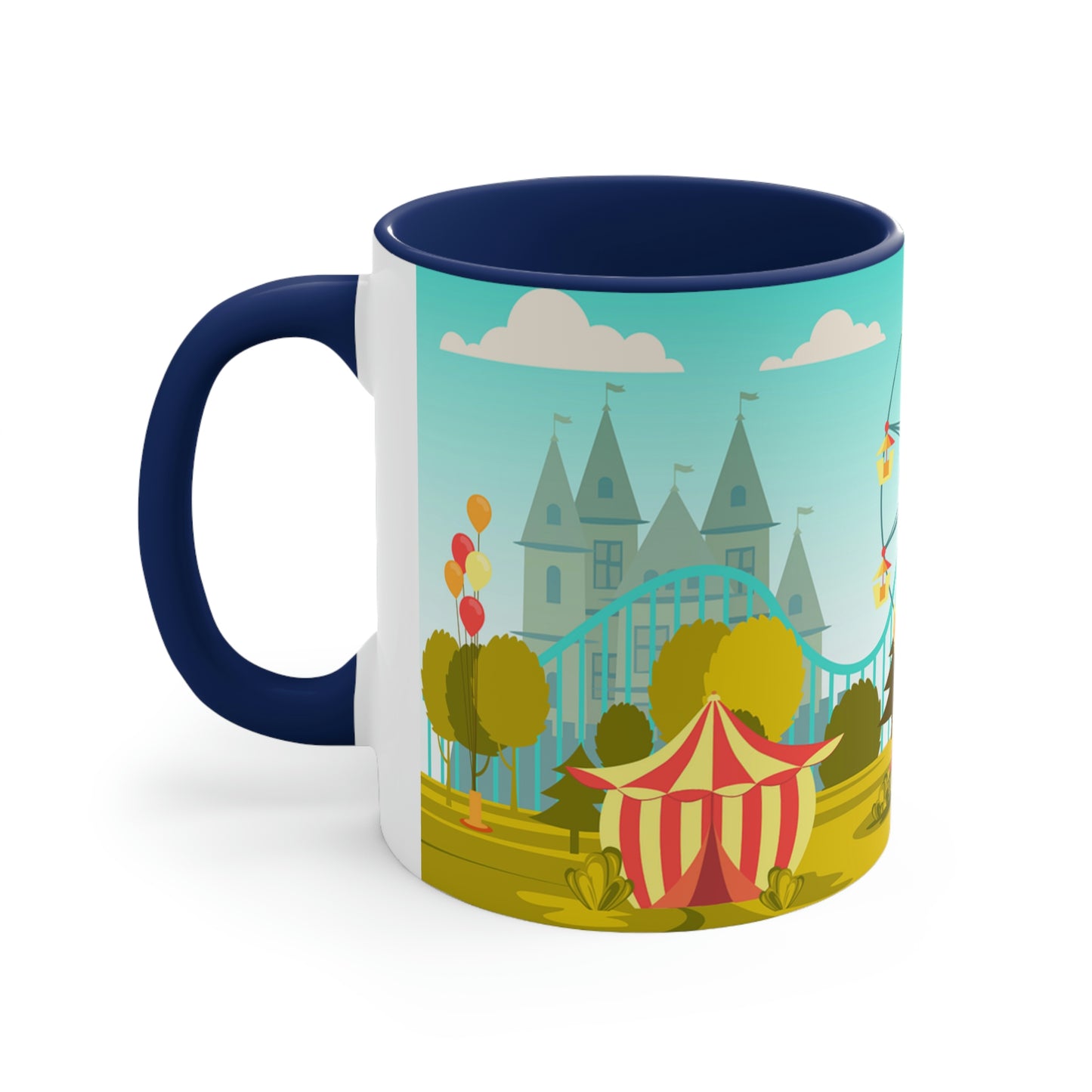 Amusement Park Accent Coffee Mug, 11oz