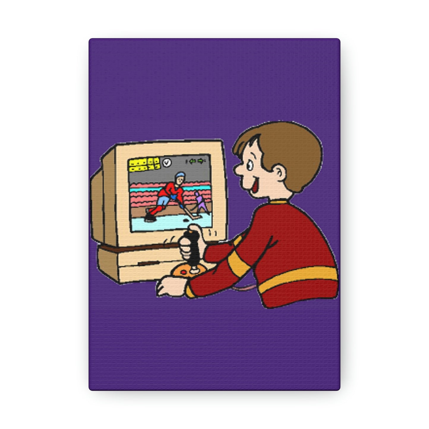 Old School Gamer Canvas Gallery Wraps