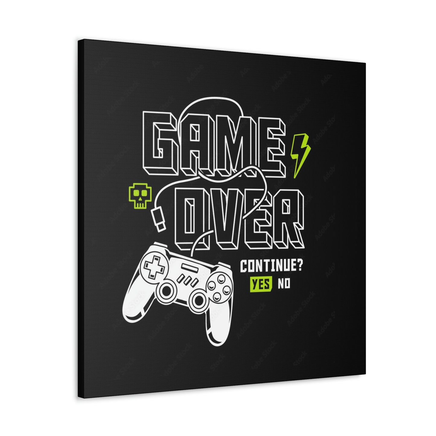 Game Over Canvas Gallery Wraps