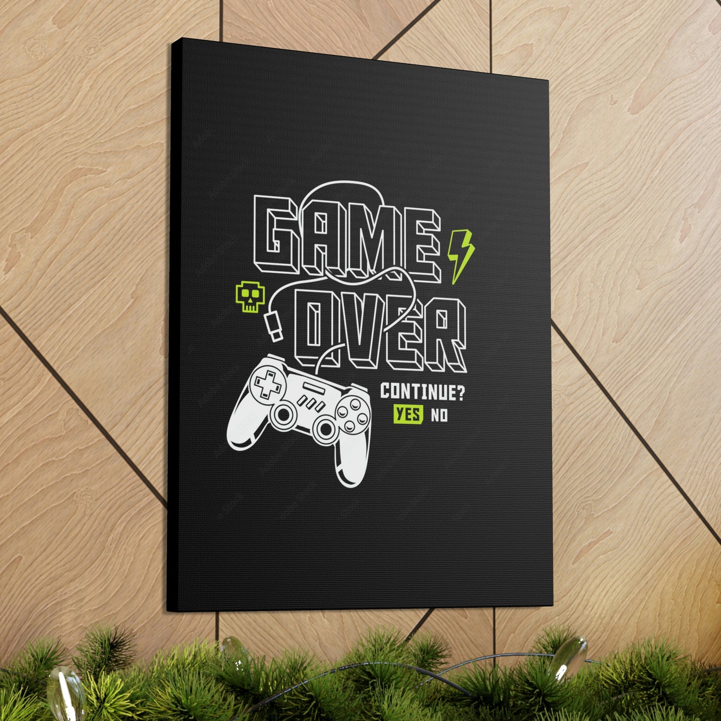 Game Over Canvas Gallery Wraps