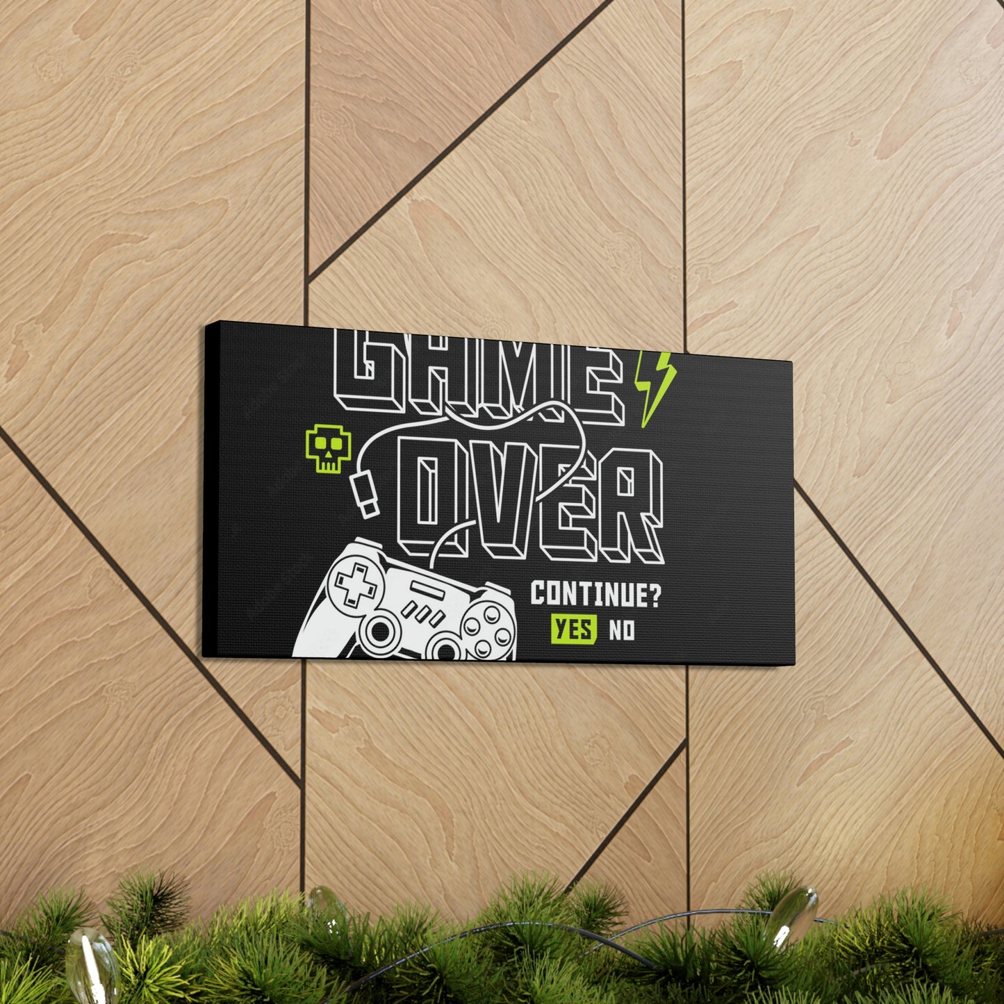 Game Over Canvas Gallery Wraps