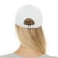 Mushroom 1 UP 8 Bit Style Dad Hat with Leather Patch