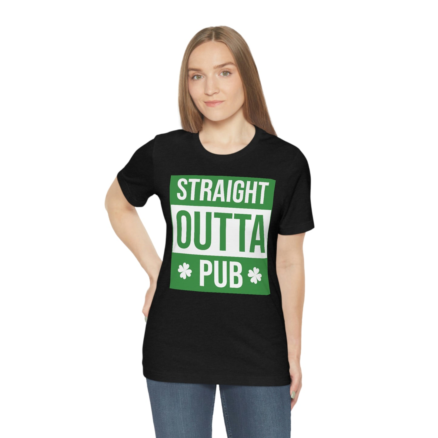 Straight Outta Pub Unisex Jersey Short Sleeve Tee